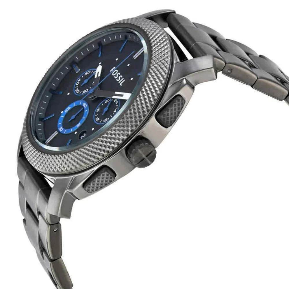 Fossil Blue Trim Luxury Men's Watch